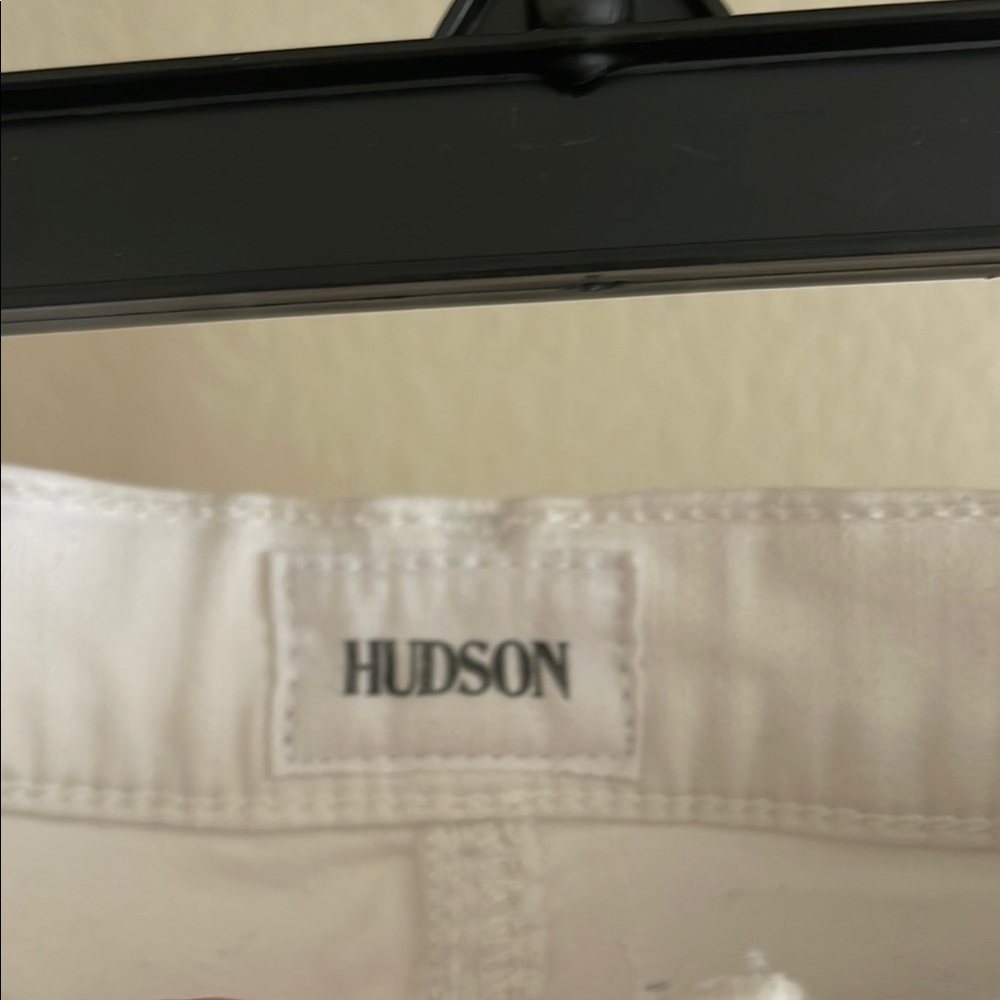 Hudson White Shorts